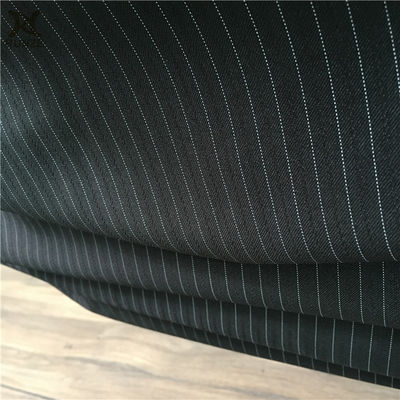 Toy 200D Polyester Woven White Stripe Suiting Fabric Men Jacket Cloth Live Show High-