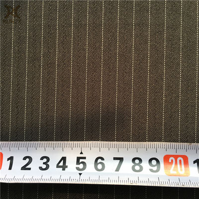 Toy 200D Polyester Woven White Stripe Suiting Fabric Men Jacket Cloth Live Show High-