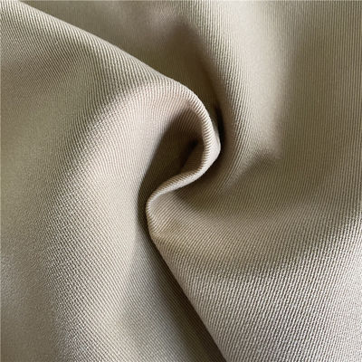 20S*16S Polyester Spun Yarn Fabric Khaki Drill 3/1 Twill 250GSM for Uniform Coat Jacket
