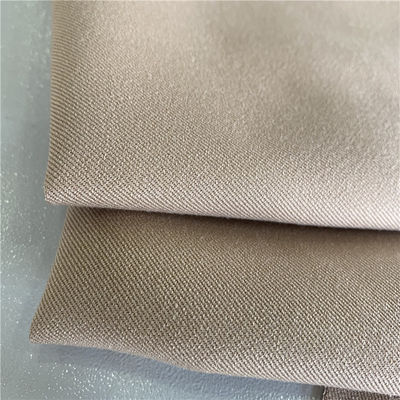 20S*16S Polyester Spun Yarn Fabric Khaki Drill 3/1 Twill 250GSM for Uniform Coat Jacket