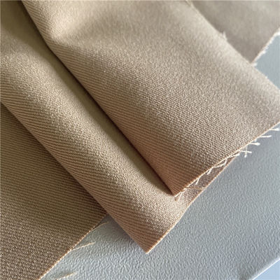 20S*16S Polyester Spun Yarn Fabric Khaki Drill 3/1 Twill 250GSM for Uniform Coat Jacket