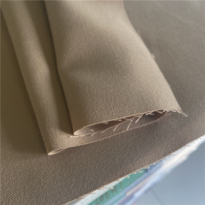 20S*16S Polyester Spun Yarn Fabric Khaki Drill 3/1 Twill 250GSM for Uniform Coat Jacket