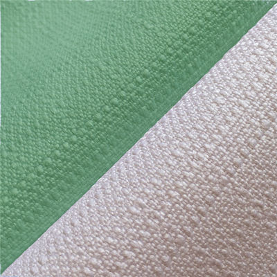 300D*300D Woven Sofa Fabric Solid Color Linen Like Thick Jacquard Polyester Slub Tweed Fabric