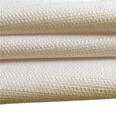 300D*300D Woven Sofa Fabric Solid Color Linen Like Thick Jacquard Polyester Slub Tweed Fabric