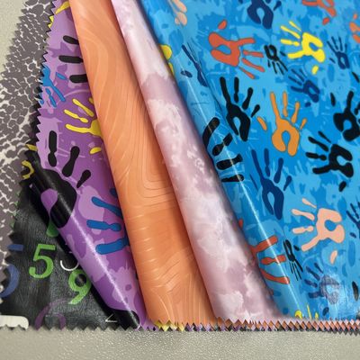 80-120GSM Polyester Printed TPU Lamination Down Proof Fabric for Winder Coats Jackets