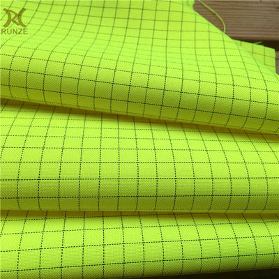 300D Polyester Woven Plain Check Anti-Static Oxford Fabric For Medical Cleanness Clothing