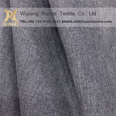 Downproof 100D ATY Polyester Cation Two-Tone Herringbone Fabric for Winter Coat Jacket