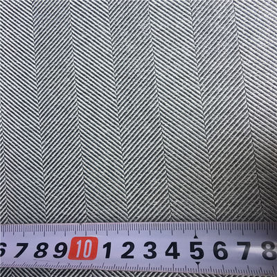 100% Polyester Heavy Weight Ash Wool Imitation Cation Woven Wide Herringbone Fabric for Winter Coat