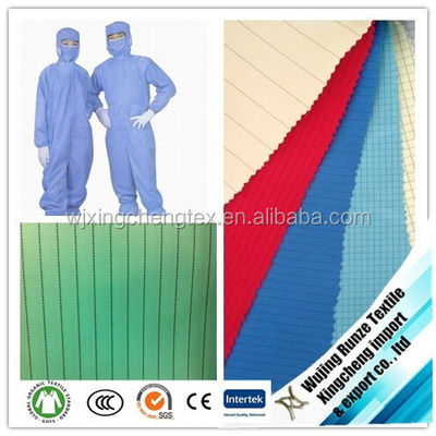 ESD Fabric Isolation Surgical Gown Fabric with Woven Technics  Antistatic