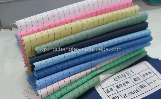 ESD Fabric Isolation Surgical Gown Fabric with Woven Technics  Antistatic
