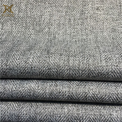 Stain Repellent Imitation Woolen Fabric for Winter Suits in 375D Polyester Cationic