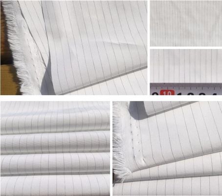 TWILL Style 75D*160D Microfiber Anti Static Textured Clear 99% Polyester 1% Carbon Pongee Fabric