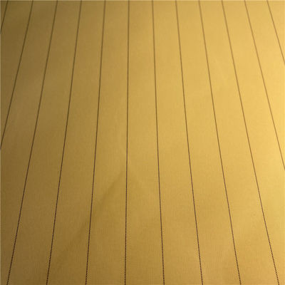 Plain ESD Stripe Surgical Gown Hemostasis Anti Static Fabrics Dust Free 165CM Width