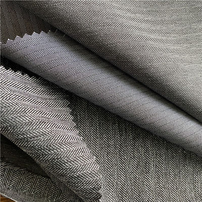 Soft Woolen Peached Microfiber Fabric For Woolen Blazer Fabric Suiting Cloth With High-