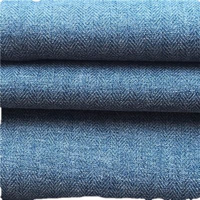 Double Color Fishbone Cloth Polyester Spandex 160D ATY Herringbone Fabric For Downproof Winter Jacket
