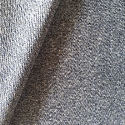 Double Color Fishbone Cloth Polyester Spandex 160D ATY Herringbone Fabric For Downproof Winter Jacket