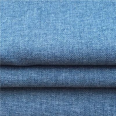 Double Color Fishbone Cloth Polyester Spandex 160D ATY Herringbone Fabric For Downproof Winter Jacket
