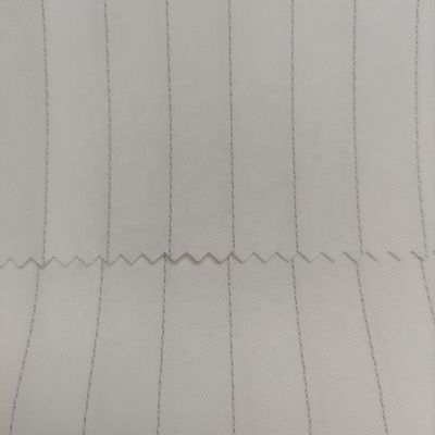 SOLIDS 99% Polyester 1% Conductive Fiber Stripe Durable Waterproof Anti Static Fabric