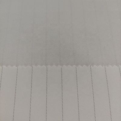 SOLIDS 99% Polyester 1% Conductive Fiber Stripe Durable Waterproof Anti Static Fabric