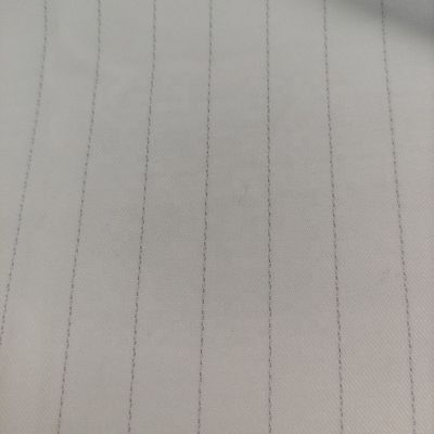 SOLIDS 99% Polyester 1% Conductive Fiber Stripe Durable Waterproof Anti Static Fabric