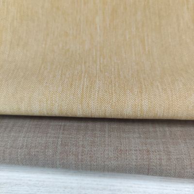 Herringbone Stretch Fabric 100% Polyester Like Linen Tweed Fabric For Coat Pant Men Suit