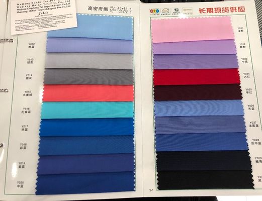 Plain Dyed TC 65/35 Poplin Fabric for Moisture-wicking and Comfortable Summer T-shirt