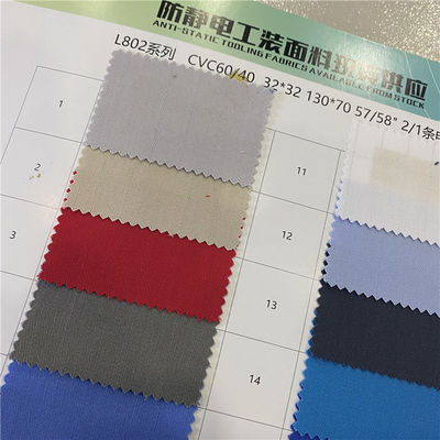 Polyester Cotton Blend Cloth for Anti-Static Nurse Uniform Surgical Gown