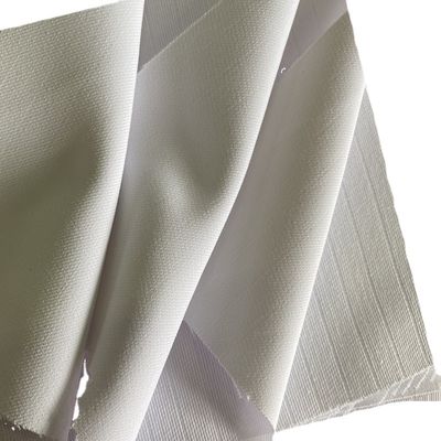 Polyester Cotton 5MM Stripes Optical White TC Anti Static Fabric For Medical Uniforms