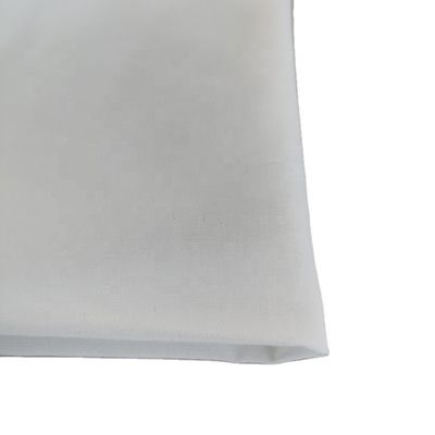 80% Polyester 20% Cotton TC Fabric White Woven Fabric For Workwear Durability