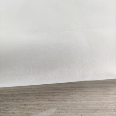 80% Polyester 20% Cotton TC Fabric White Woven Fabric For Workwear Durability