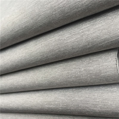 150D Fine Plain Cationic Two-Tone Bamboo Slub Style Mini Matt Fabric for Shirts Summer Clothing