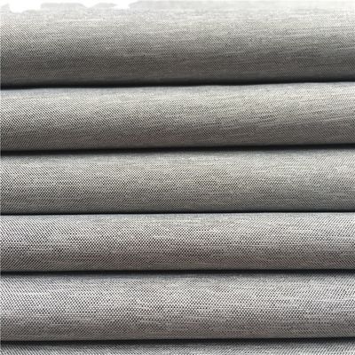 150D Fine Plain Cationic Two-Tone Bamboo Slub Style Mini Matt Fabric for Shirts Summer Clothing