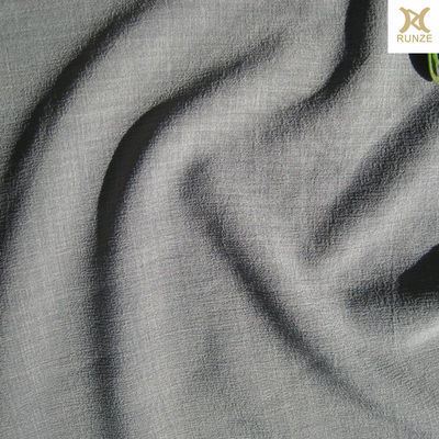 Stretch Polyester Spandex Grey Color Women Clothing Fabric 100D 40D Medium Weight 57/58