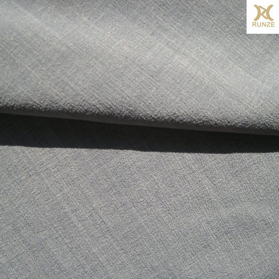 Stretch Polyester Spandex Grey Color Women Clothing Fabric 100D 40D Medium Weight 57/58
