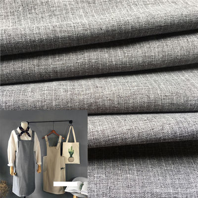 Breathable Plain Dyed 5MM Stripe Fabric for Pajamas Imitation Cotton/Linen Home Textile