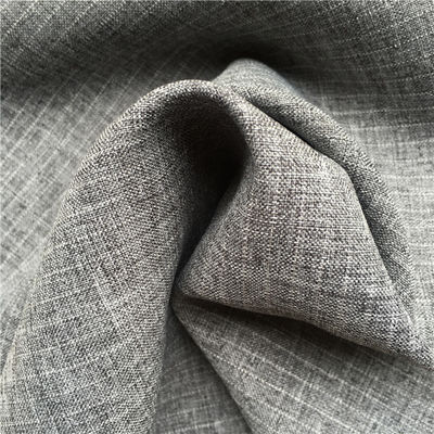 Breathable Plain Dyed 5MM Stripe Fabric for Pajamas Imitation Cotton/Linen Home Textile