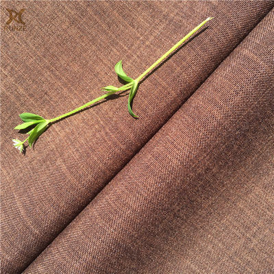 Coated Type PA Coated 110GSM Polyester Imitation Linen Fabric Woven for Sofa Pillow