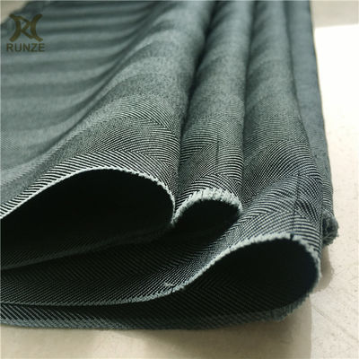 Medium Weight Black Yarn Woven Herringbone Fabric for Formal Causal Blazers 100D*100D