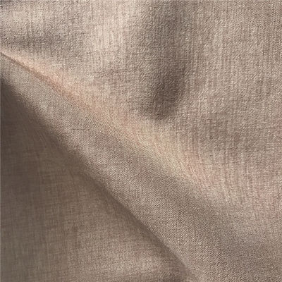 Soft and Flowing 170D Polyester Doris Yarn Plain Woven Linen Fabric for Summer Dress