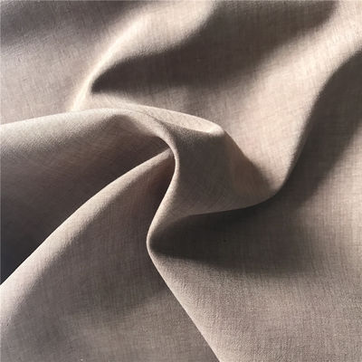 Soft and Flowing 170D Polyester Doris Yarn Plain Woven Linen Fabric for Summer Dress
