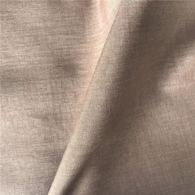 Soft and Flowing 170D Polyester Doris Yarn Plain Woven Linen Fabric for Summer Dress