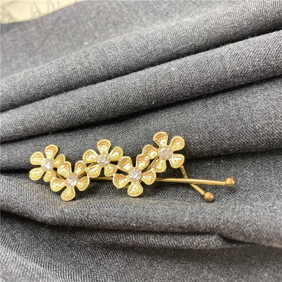 Stripe Shirt Twill OEM Customized Uniform Fabric in Plain Dyed Polyester Rayon T/R Suiting