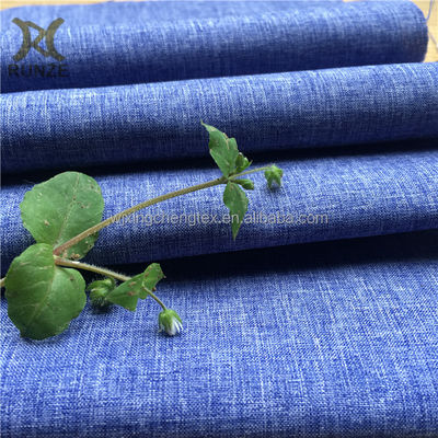 150D Melange Fabric Two-Tone Cationic Polyester 120GSM Fine Plain Cloth for Sofa Pillow Case