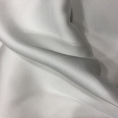 Peach Skin Fabric 50D*50D Recycled Stain Chiffon Fabric 90GSM for Clothing Production