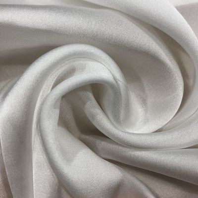 Peach Skin Fabric 50D*50D Recycled Stain Chiffon Fabric 90GSM for Clothing Production