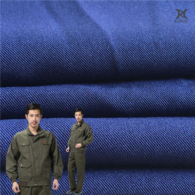 100% Polyester 220D Twisted Twill Woven Gabardine Fabric in Workshop Uniform Cloth
