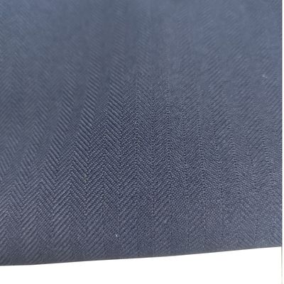 Men's Suit and Jacket Fabric Sustainable 300D Herringbone with 50% Polyester 50% PRET