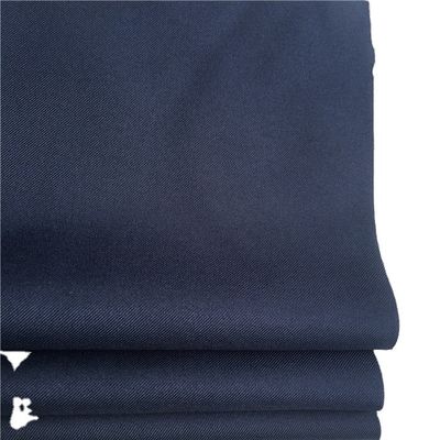 150D 144F Soft Textured Polyester Woven 2/2 Twill Gabardine 180GSM Suiting Fabric