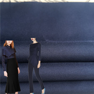 150D 144F Soft Textured Polyester Woven 2/2 Twill Gabardine 180GSM Suiting Fabric