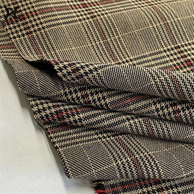 Recycled Polyester Minimatt Gabardine RPET Fake Wool Fabrics For Uniform Suits Blazers
